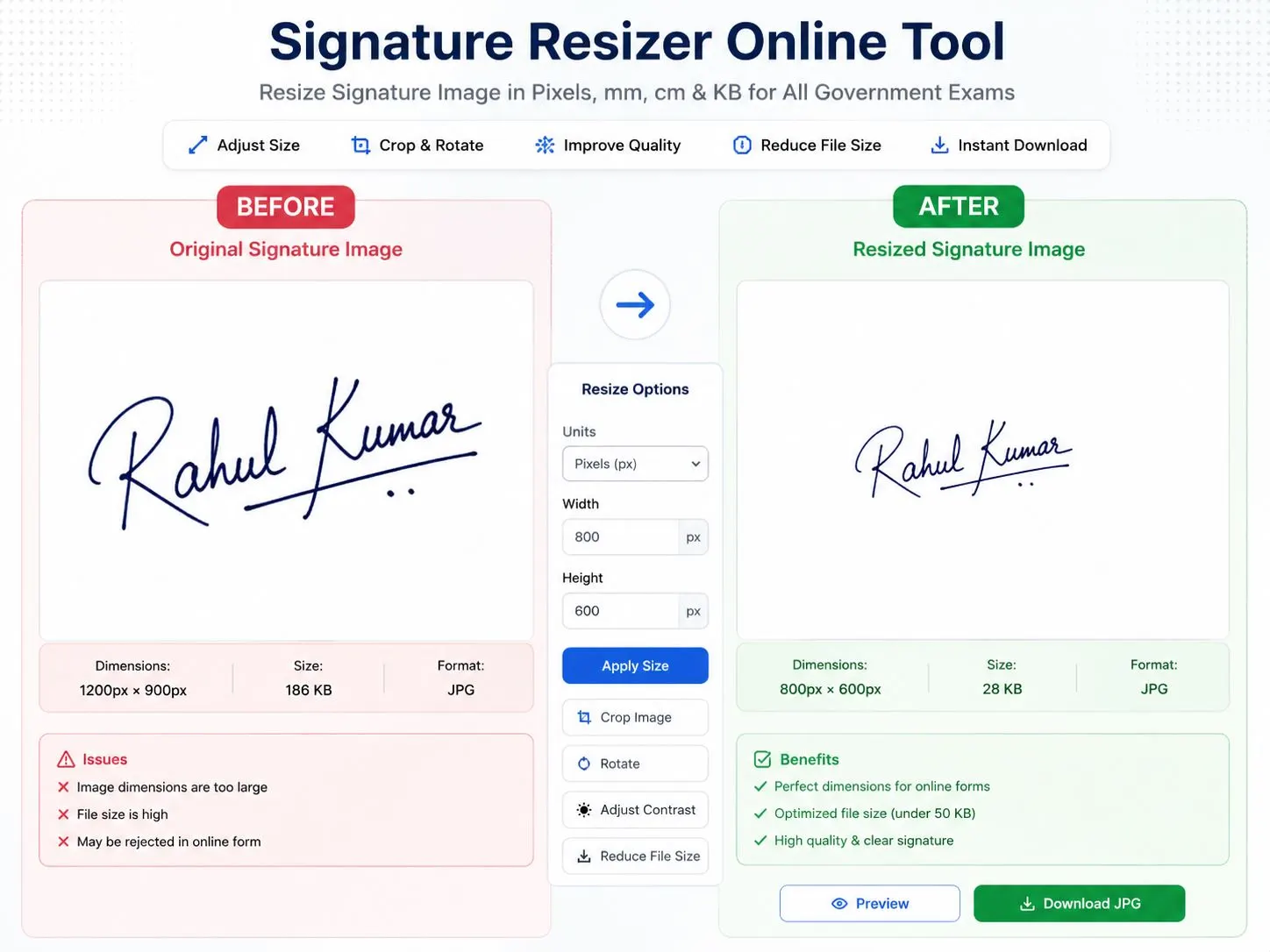 Signature Resizer