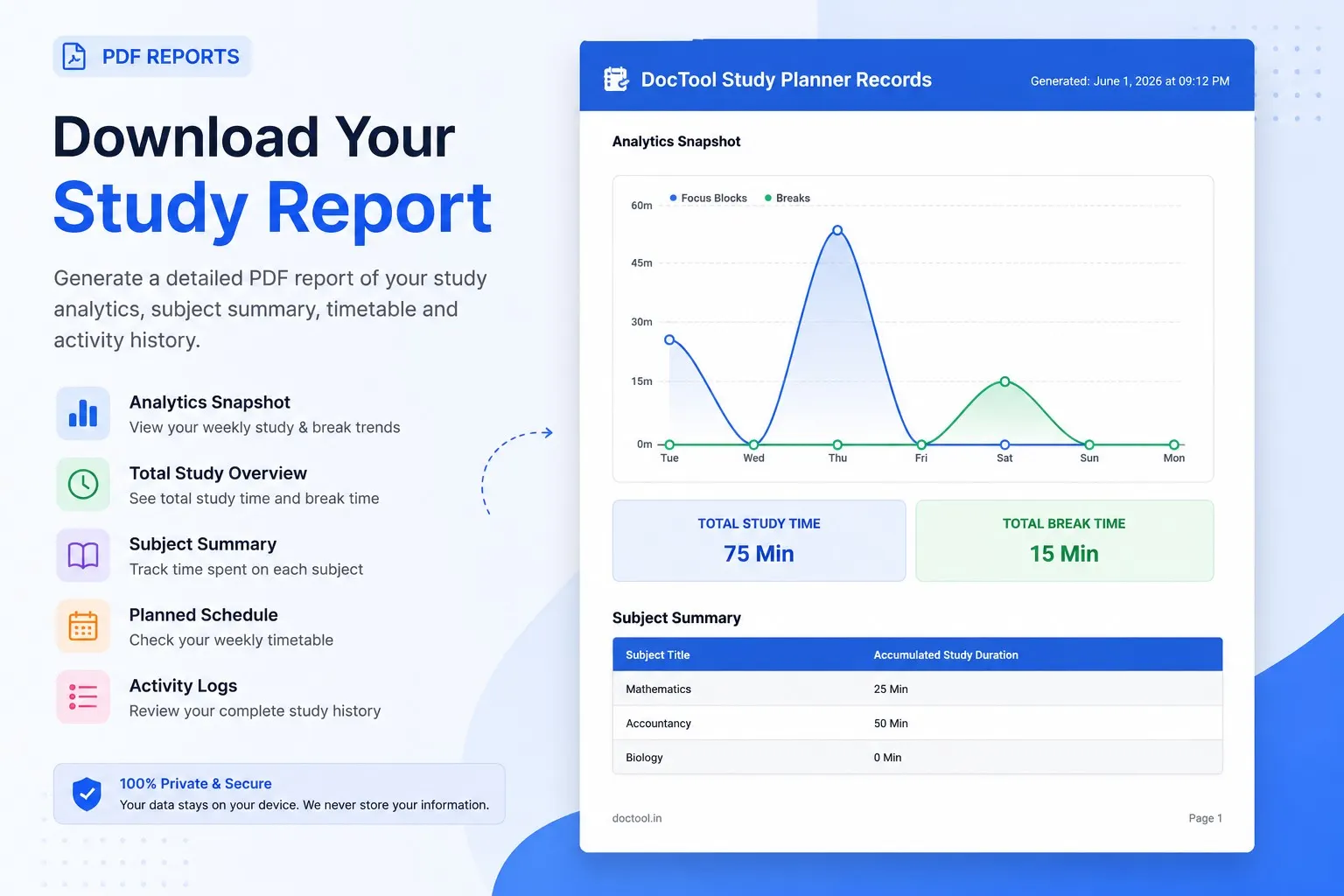 student study planner